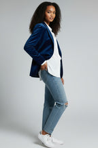 Clara | Fitted Velvet Blazer for Women